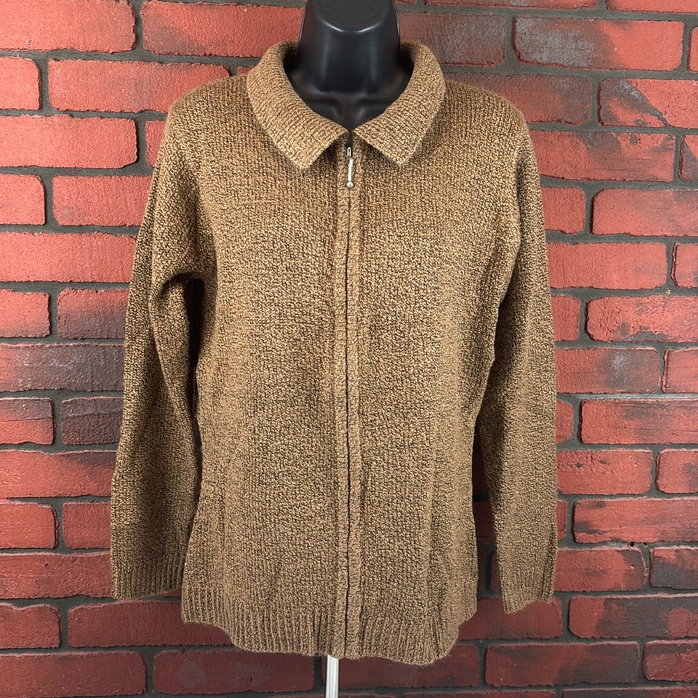 Lauren‎ Brooke Sweater Womans Medium Brown